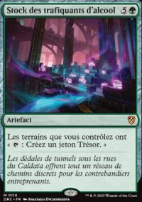 Stock des trafiquants d'alcool - Aetherdrift Commander Decks
