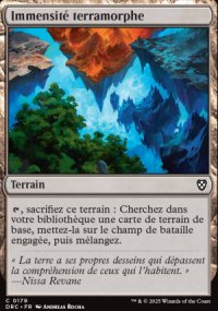 Immensit terramorphe - Aetherdrift Commander Decks