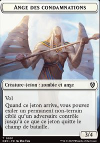 Jeton Ange des condamnations - Aetherdrift Commander Decks