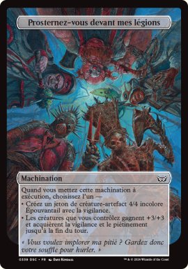 Prosternez-vous devant mes lgions - Duskmourn House of Horrors: Commander Decks