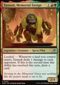 Tannuk, Memorial Ensign - Edge of Eternities