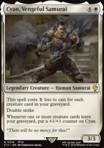 Cyan, Vengeful Samurai - Final Fantasy Commander Decks