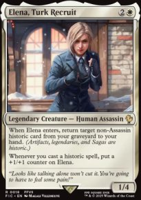Elena, Turk Recruit - Final Fantasy Commander Decks