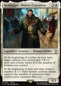 Heidegger, Shinra Executive - Final Fantasy Commander Decks