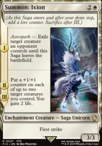 Summon: Ixion - Final Fantasy Commander Decks