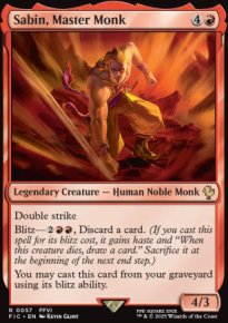 Sabin, Master Monk - Final Fantasy Commander Decks