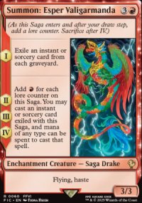 Summon: Esper Valigarmanda - Final Fantasy Commander Decks