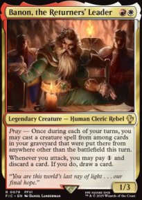 Banon, the Returners' Leader - Final Fantasy Commander Decks