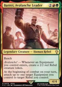 Barret, Avalanche Leader - Final Fantasy Commander Decks