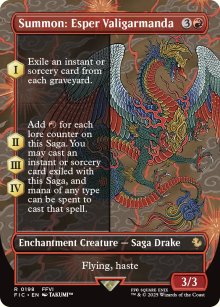 Summon: Esper Valigarmanda - Final Fantasy Commander Decks