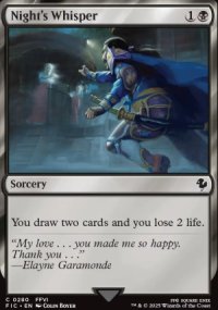 Night's Whisper - Final Fantasy Commander Decks