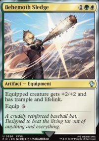Behemoth Sledge - Final Fantasy Commander Decks
