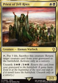 Priest of Fell Rites - Final Fantasy Commander Decks