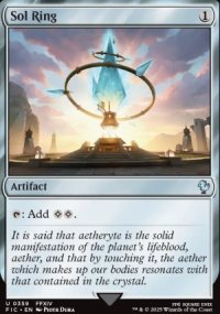 Sol Ring 4 - Final Fantasy Commander Decks