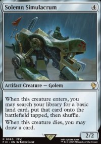 Solemn Simulacrum - Final Fantasy Commander Decks