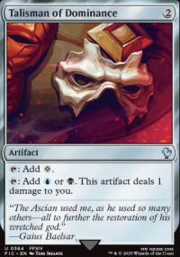 Talisman of Dominance - Final Fantasy Commander Decks