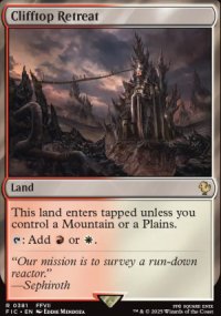 Clifftop Retreat - Final Fantasy Commander Decks