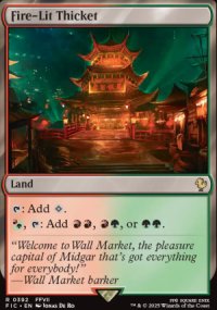 Fire-Lit Thicket - Final Fantasy Commander Decks