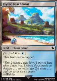 Idyllic Beachfront - Final Fantasy Commander Decks