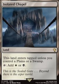 Isolated Chapel - Final Fantasy Commander Decks