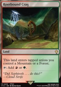 Rootbound Crag - Final Fantasy Commander Decks