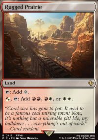 Rugged Prairie - Final Fantasy Commander Decks