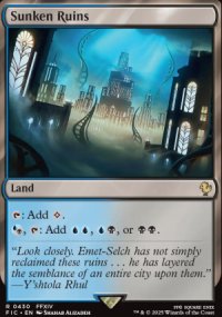 Sunken Ruins - Final Fantasy Commander Decks