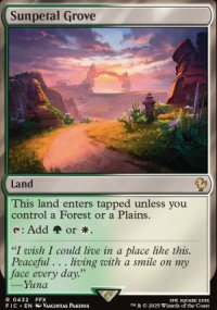 Sunpetal Grove - Final Fantasy Commander Decks