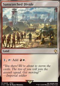 Sunscorched Divide - Final Fantasy Commander Decks