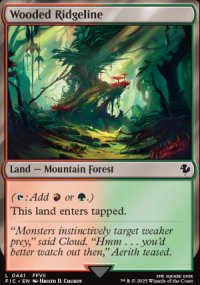 Wooded Ridgeline - Final Fantasy Commander Decks