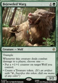 Bejeweled Warg - The Hobbit