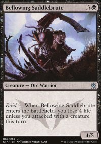 Bellowing Saddlebrute - Khans of Tarkir