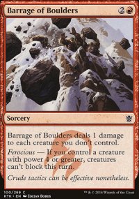 Barrage of Boulders - Khans of Tarkir