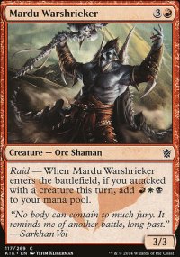 Mardu Warshrieker - Khans of Tarkir