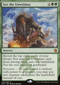 See the Unwritten - Khans of Tarkir