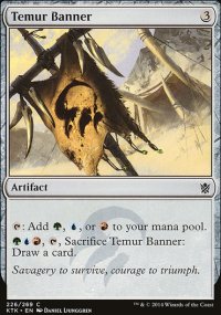 Temur Banner - Khans of Tarkir