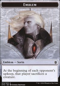 Emblem Sorin, Solemn Visitor - Khans of Tarkir