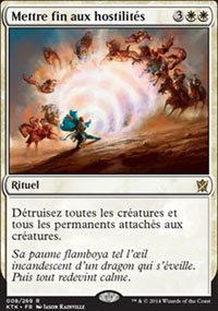Mettre fin aux hostilits - Khans of Tarkir