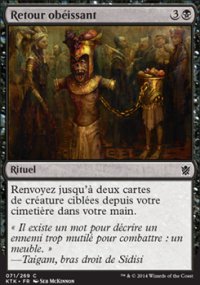 Retour obissant - Khans of Tarkir