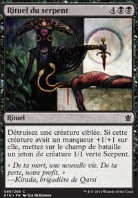 Rituel du serpent - Khans of Tarkir