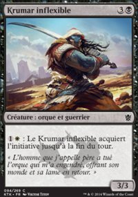 Krumar inflexible - Khans of Tarkir