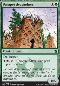 Parapet des archers - Khans of Tarkir