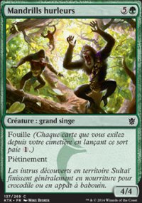 Mandrills hurleurs - Khans of Tarkir