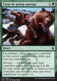 Coup de poing sauvage - Khans of Tarkir