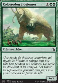 Colossodon  dfenses - Khans of Tarkir
