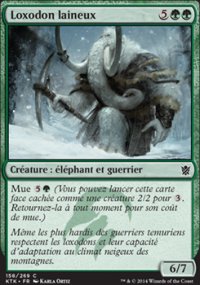 Loxodon laineux - Khans of Tarkir