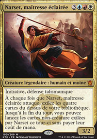 Narset, matresse claire - Khans of Tarkir