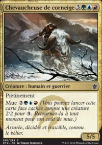 Chevaucheuse de corneige - Khans of Tarkir