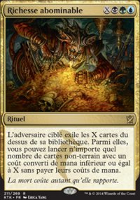 Richesse abominable - Khans of Tarkir