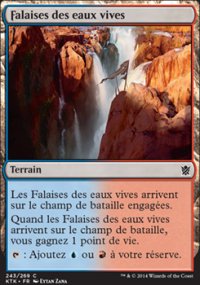 Falaises des eaux vives - Khans of Tarkir